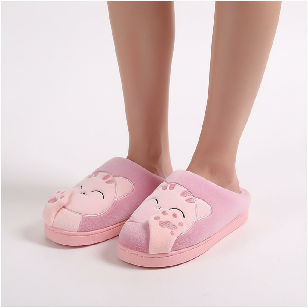 Plüschige Warme Hausschuhe - SnugPurr