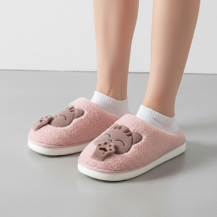 Plüschige Warme Hausschuhe - SnugPurr