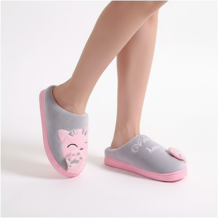 Plüschige Warme Hausschuhe - SnugPurr