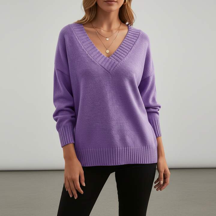 Pullover Mit V-Ausschnitt - Angelika