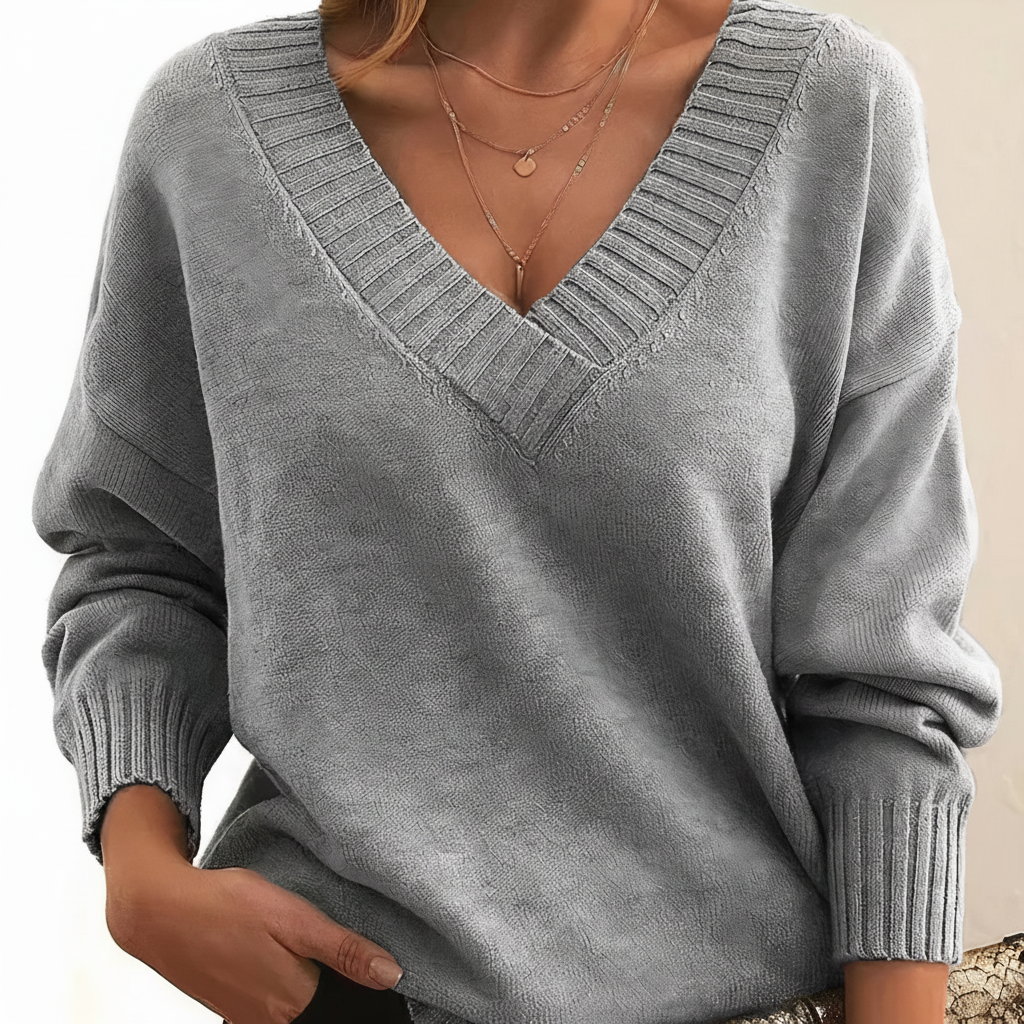 Pullover Mit V-Ausschnitt - Angelika