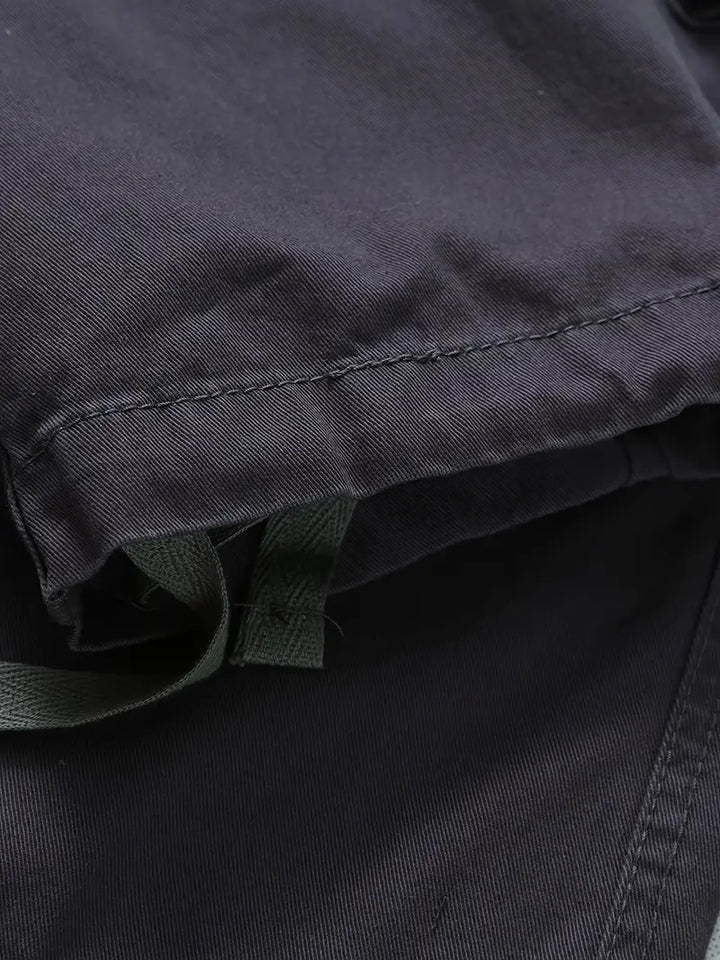 Relaxed Fit Multi-Pocket Cargo Trousers - Shane