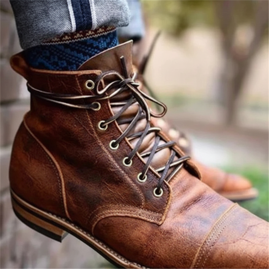 Retro-Lederschuhe Für Herren - Leonard