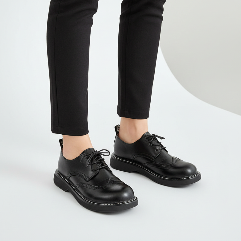 Retro Oxford Damen Schnürschuh - Dakota
