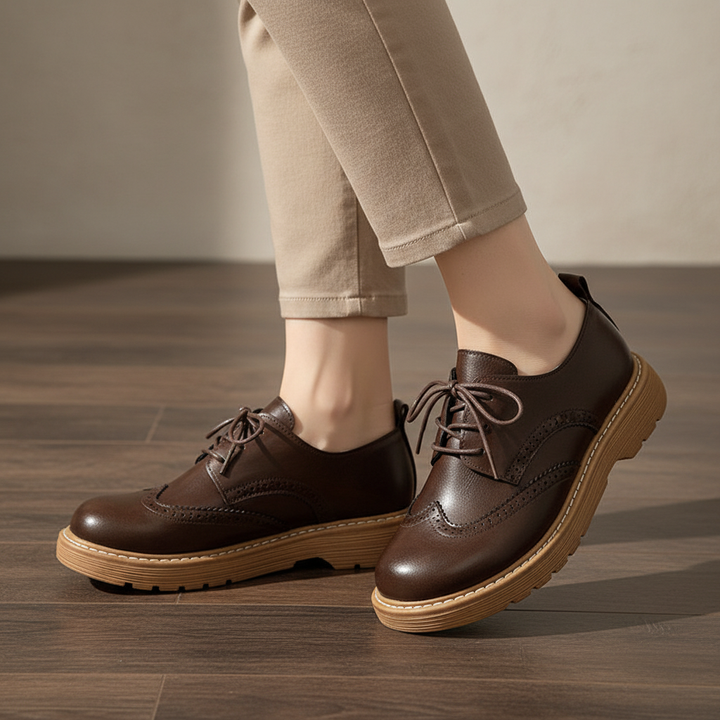 Retro Oxford Damen Schnürschuh - Dakota