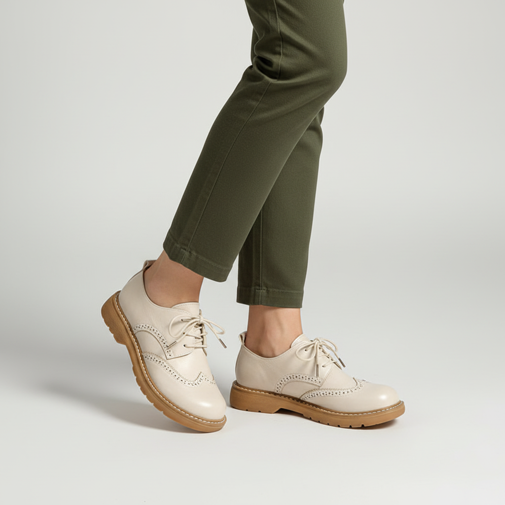 Retro Oxford Damen Schnürschuh - Dakota