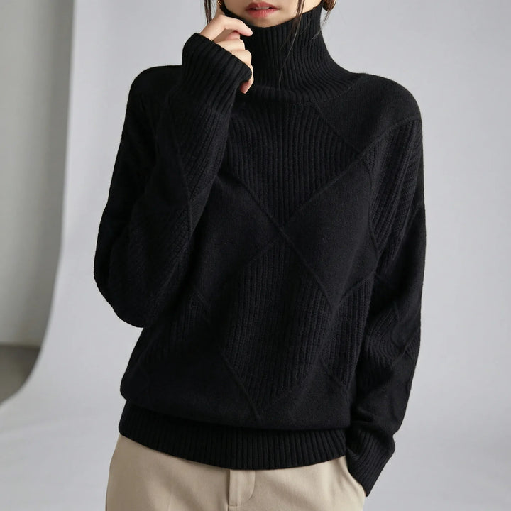 Rollkragenpullover Mit Weiter Passform - Luzie