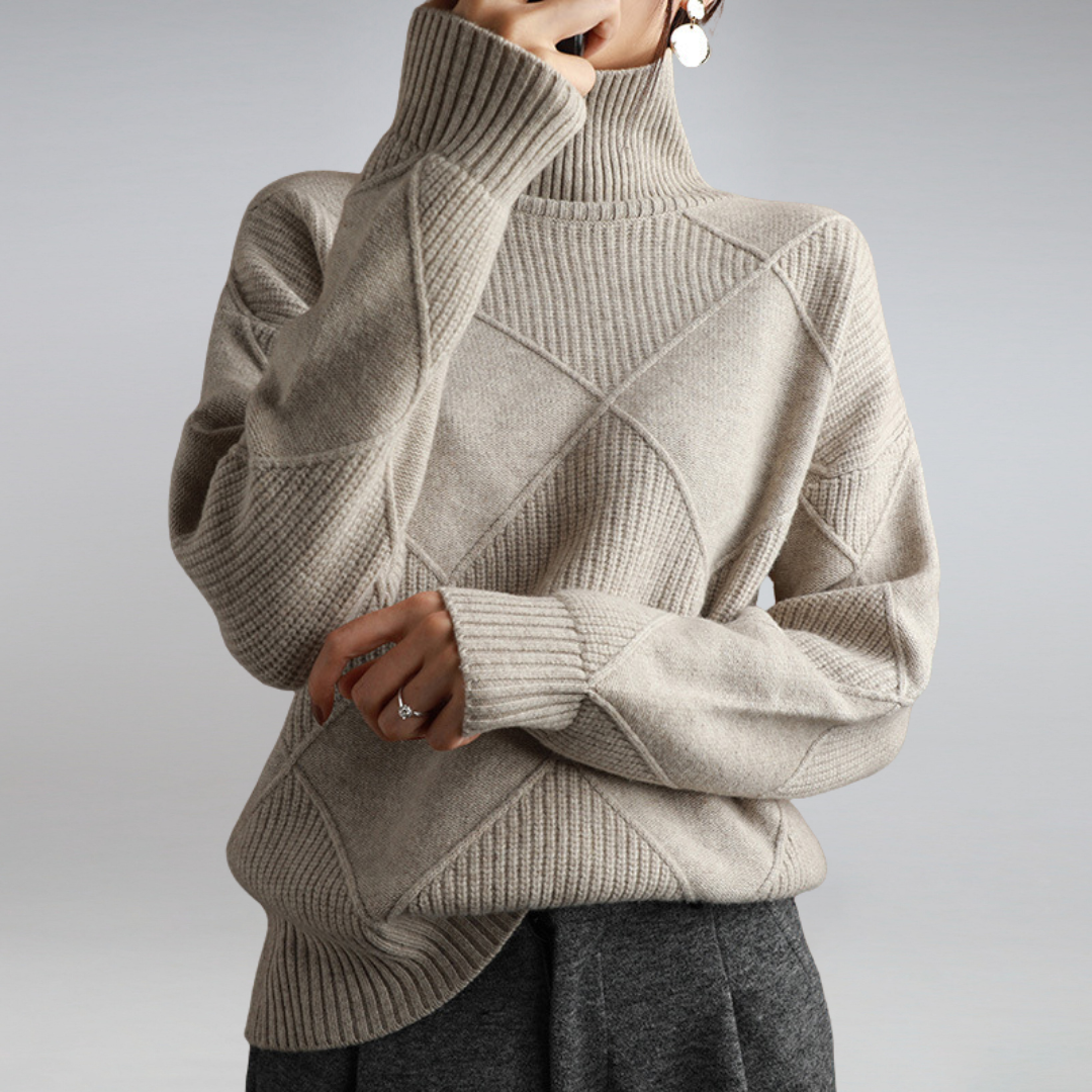 Rollkragenpullover Mit Weiter Passform - Luzie
