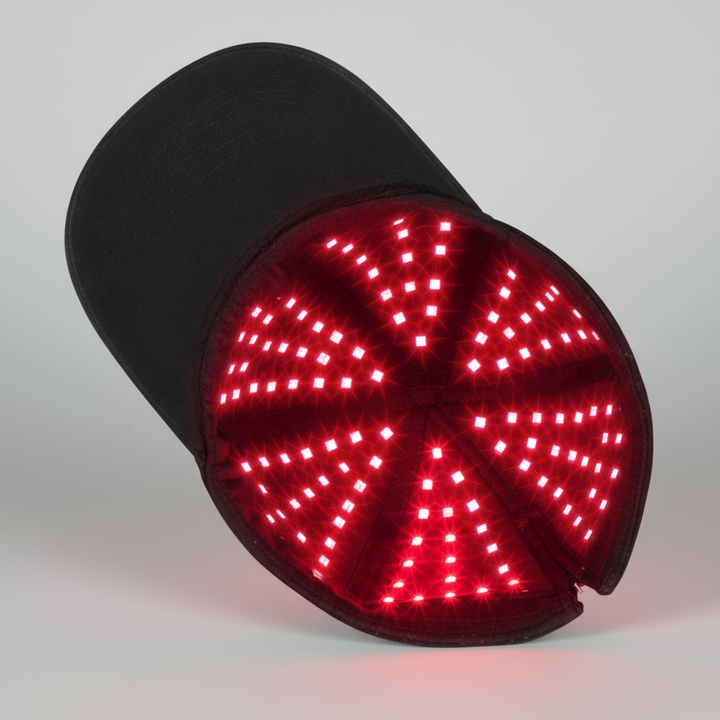 Rot Infrarot Lichttherapie Mütze - GlowCap