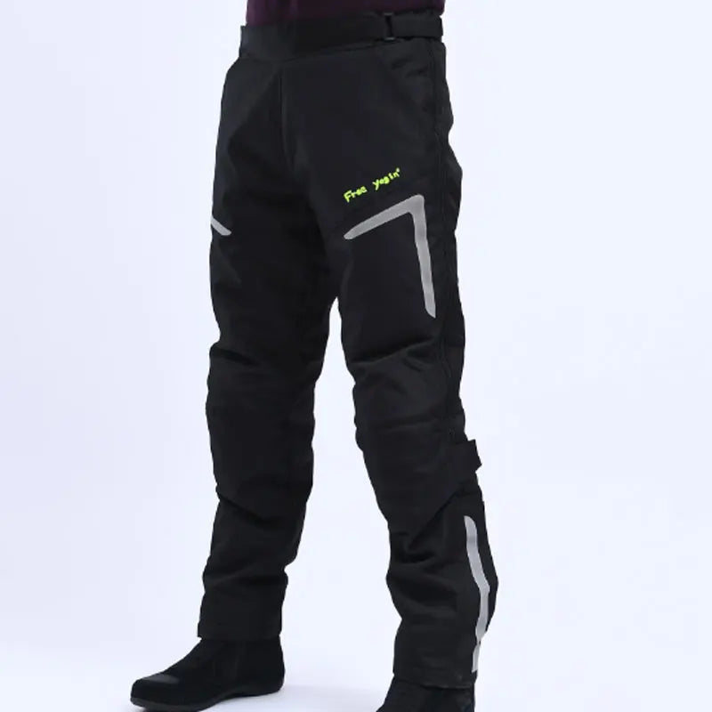 Motocyklowe spodnie wiatroodporne z ochraniaczami – RoadGuard