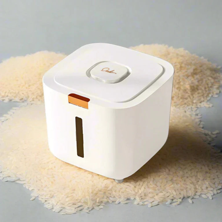 Reislagerschachtel 5–10 kg szczelna, odporna na wilgoć i owady z miarką – GrainSafe