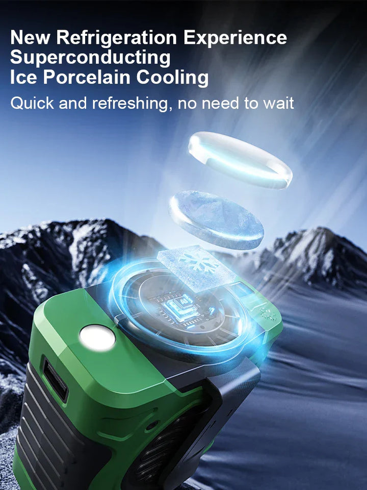 8000mAh wentylator z klipsem na biodra z chłodzeniem i 199 poziomami prędkości – ChillMate