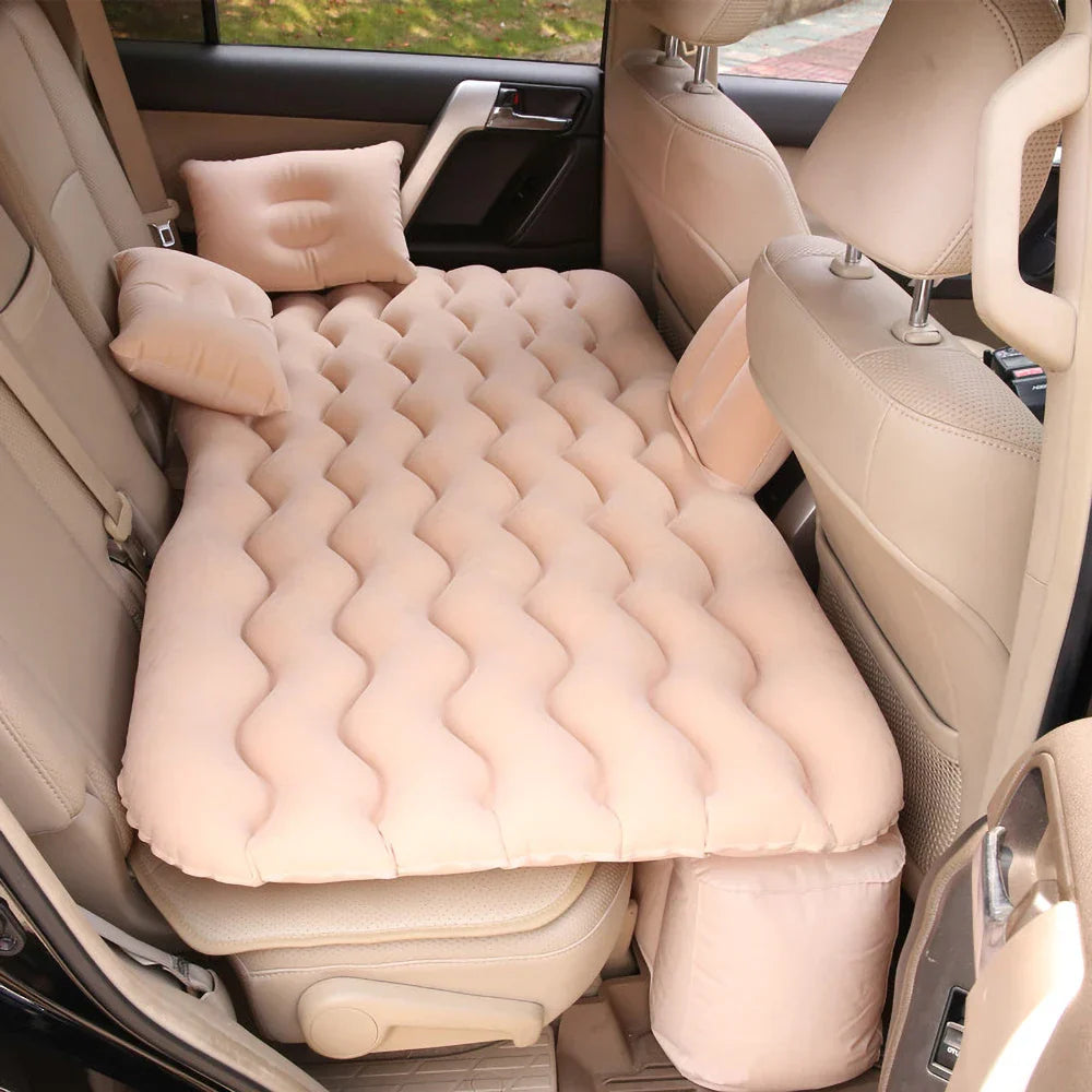 Auto-Luft-Nadmuchiwany materac podróżny z poduszką i zestawem naprawczym – RoadRest