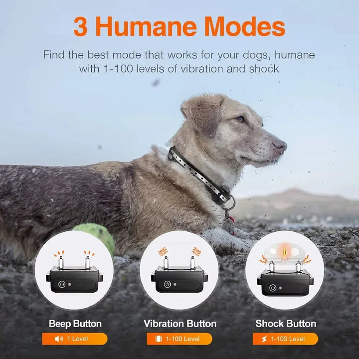 Akumulatorowa elektryczna obroża treningowa dla psów z pilotem i zasięgiem 1000 m (100 000 cm) – PetControl