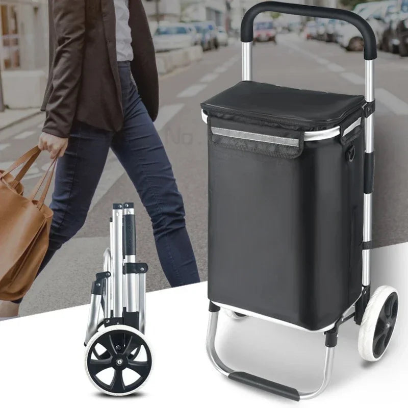 Wózek zakupowy o dużej pojemności i wodoodporny – Movaro