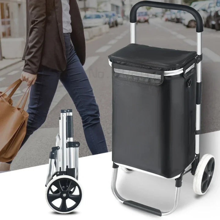 Wózek zakupowy o dużej pojemności i wodoodporny – Movaro