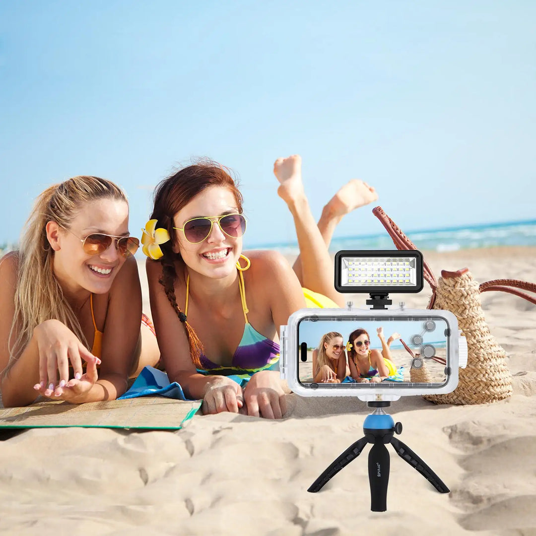 Wodoodporna obudowa do nurkowania na iPhone z ochroną do 40 m (4 000 cm) głębokości i sterowaniem dotykowym – AquaShield