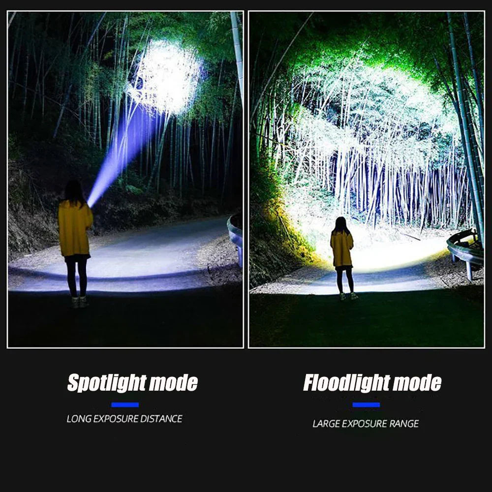 Ładowalna latarka LED 10000 lumenów – Striker