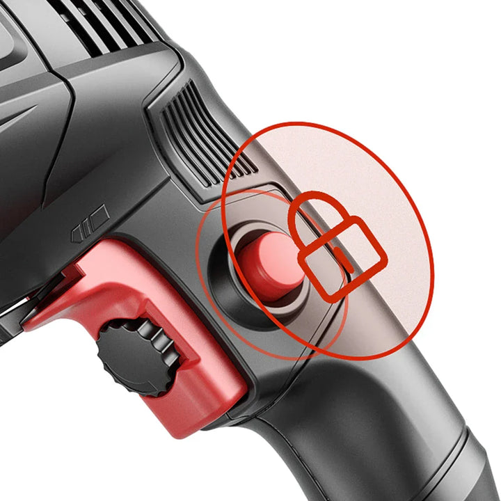 780W Elektrohacker & Wiertarka z regulowaną prędkością – DrillForce