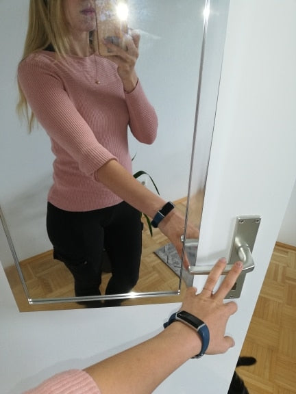 Damski sweter z dekoltem w łódkę – Maris