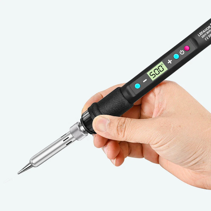 Zestaw lutowniczy Digital-Display 80W z regulowaną temperaturą – Fusion