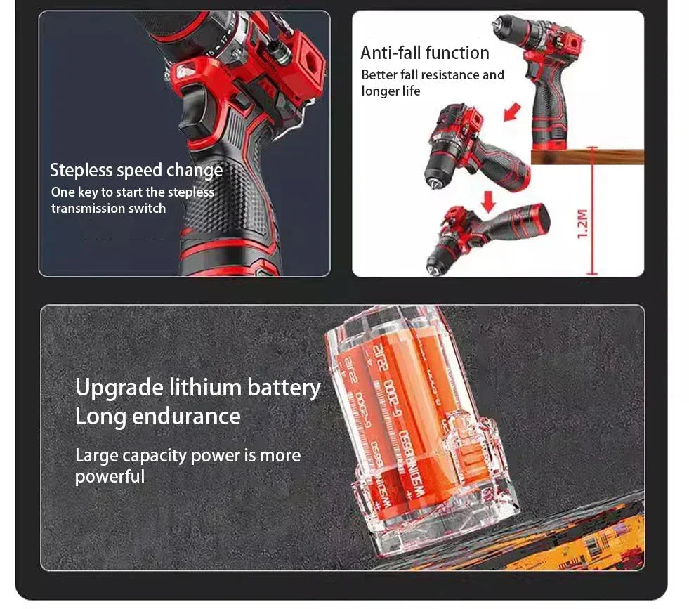 Akumulatorowy Klucz Udaro-Wkrętarka 20V – DrillMate