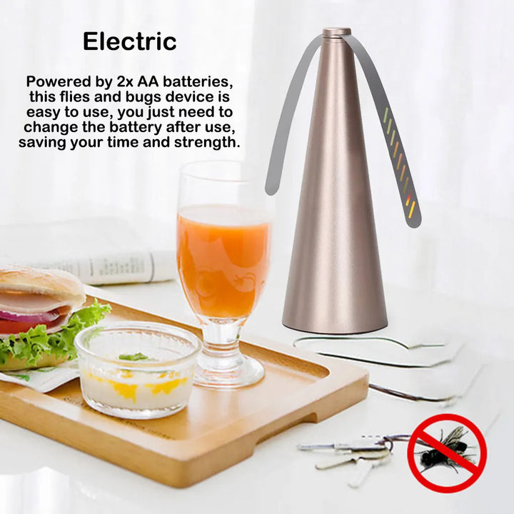 Zewnętrzny wentylator odstraszający muchy i owady do stołu i posiłków – BugFree