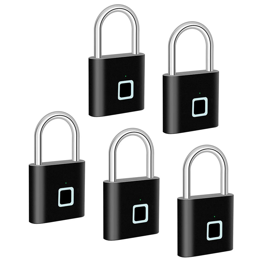 Zamek na kłódkę z odciskami palców z inteligentnym ładowaniem USB i wodoodpornym wzornictwem – Titan
