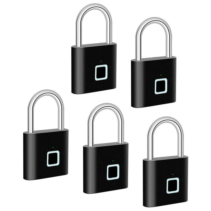 Zamek na kłódkę z odciskami palców z inteligentnym ładowaniem USB i wodoodpornym wzornictwem – Titan