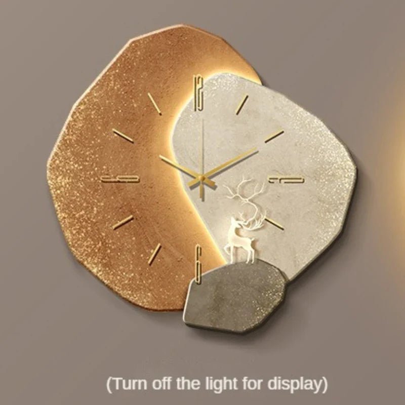 Minimalistyczny zegar ścienny w skandynawskim designie - NordiqTime