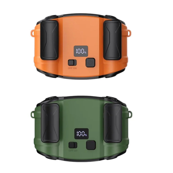 Zewnętrzny podwójny wentylator na pas i szyję z podwójnym wentylowaniem – WindMate