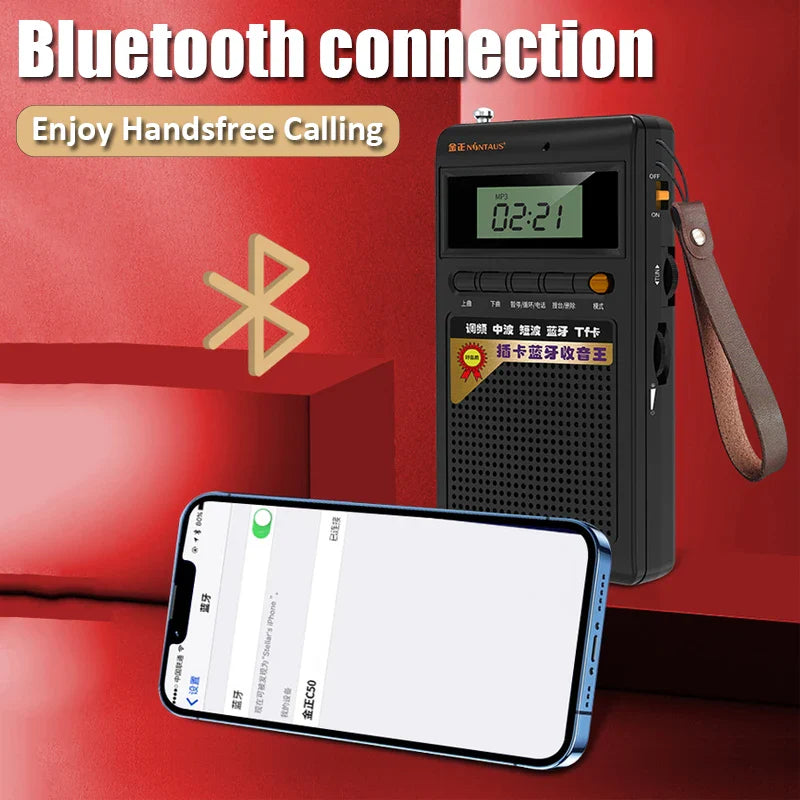 Przenośne radio Bluetooth i odtwarzacz MP3 - SoundPocket Mini