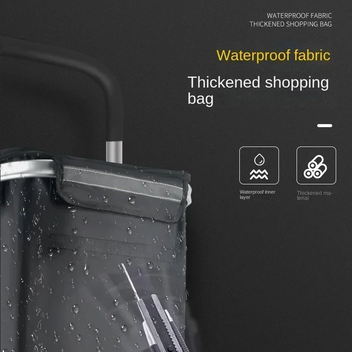 Wózek zakupowy o dużej pojemności i wodoodporny – Movaro