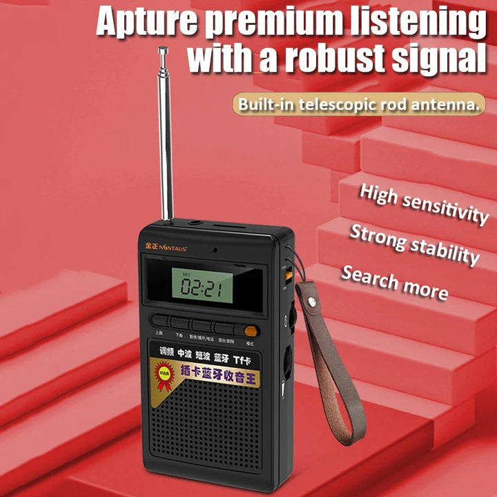 Przenośne radio Bluetooth i odtwarzacz MP3 - SoundPocket Mini