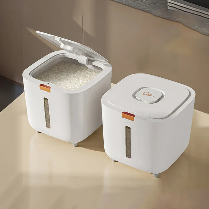 Reislagerschachtel 5–10 kg szczelna, odporna na wilgoć i owady z miarką – GrainSafe