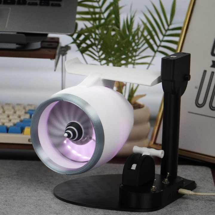 Turbojet-Wentylator-typ nawilżacz powietrza z oświetleniem RGB – AeroMist