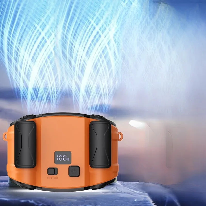 Zewnętrzny podwójny wentylator na pas i szyję z podwójnym wentylowaniem – WindMate