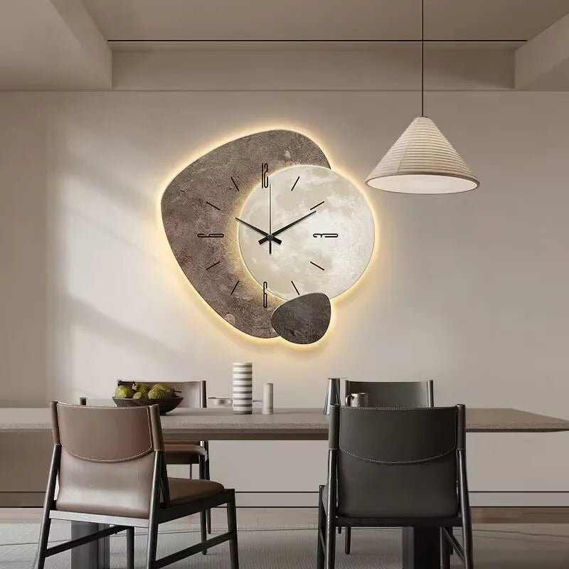 Minimalistyczny zegar ścienny w skandynawskim designie - NordiqTime