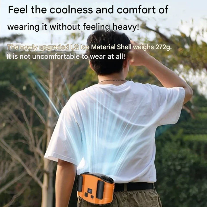 Zewnętrzny podwójny wentylator na pas i szyję z podwójnym wentylowaniem – WindMate