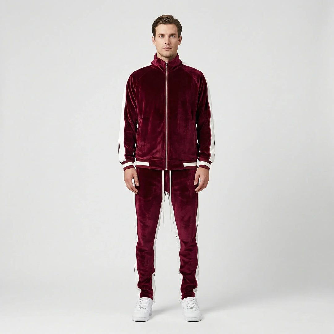 Samtiger Jogginganzug Im Retrostil - Brendan