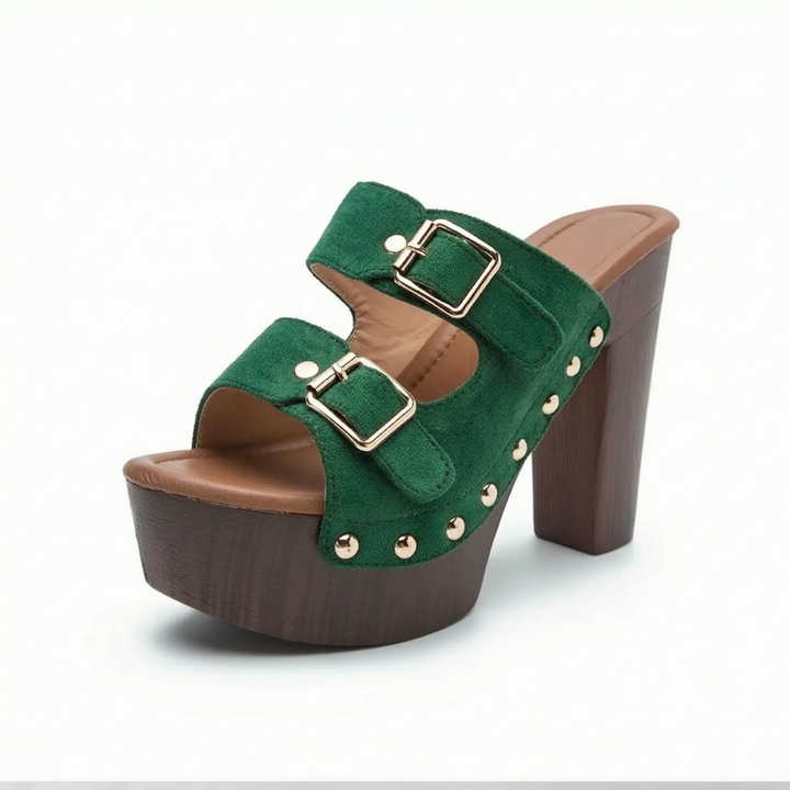 Sandały Na Platformie Z Masywnym Obcasem - Marion