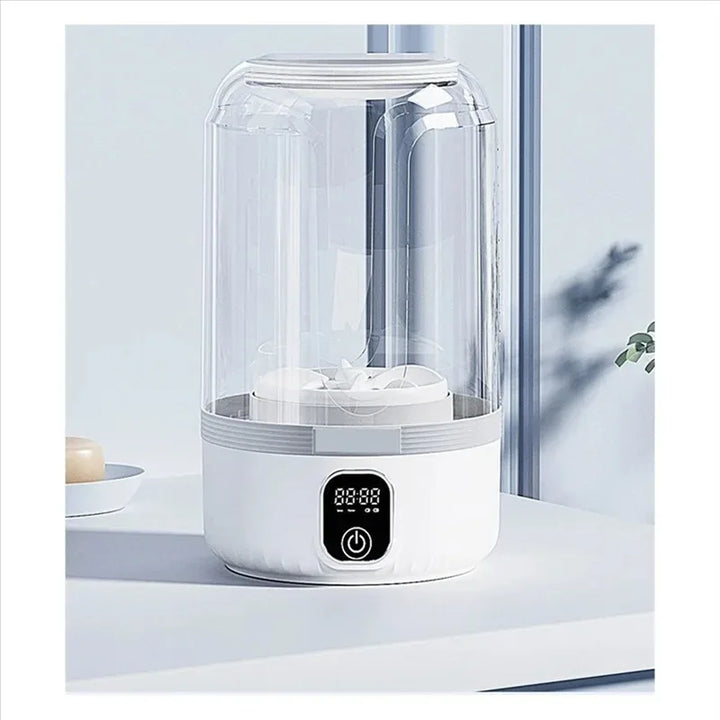 Przenośna mini pralka z wyświetlaczem LED do podróży i małych ubrań