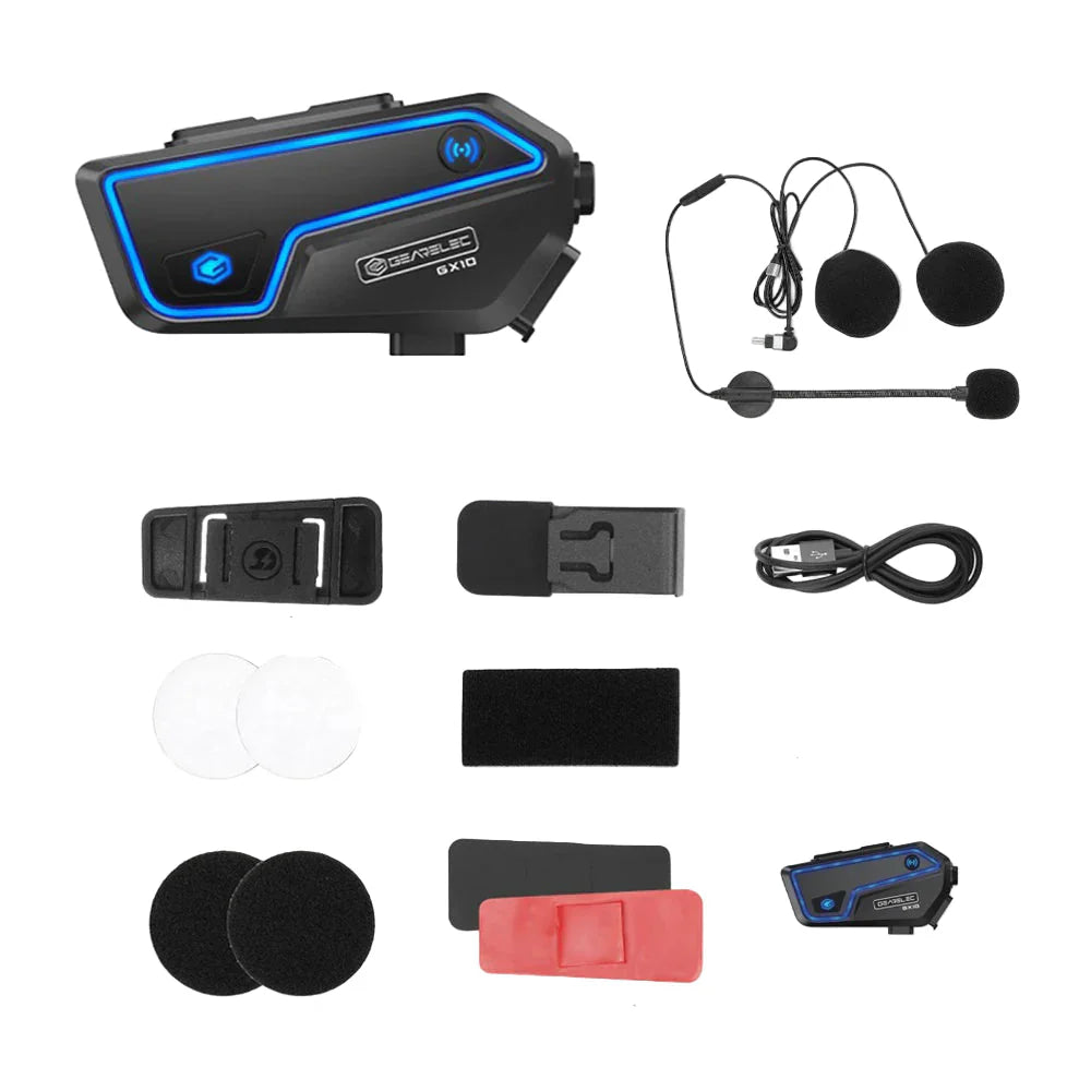 Bluetooth-Motorrad-Intercom 10 kierowców & IP67 wodoodporne – RideSync