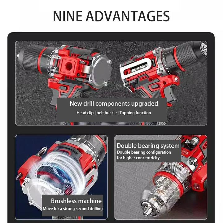 Akumulatorowy Klucz Udaro-Wkrętarka 20V – DrillMate