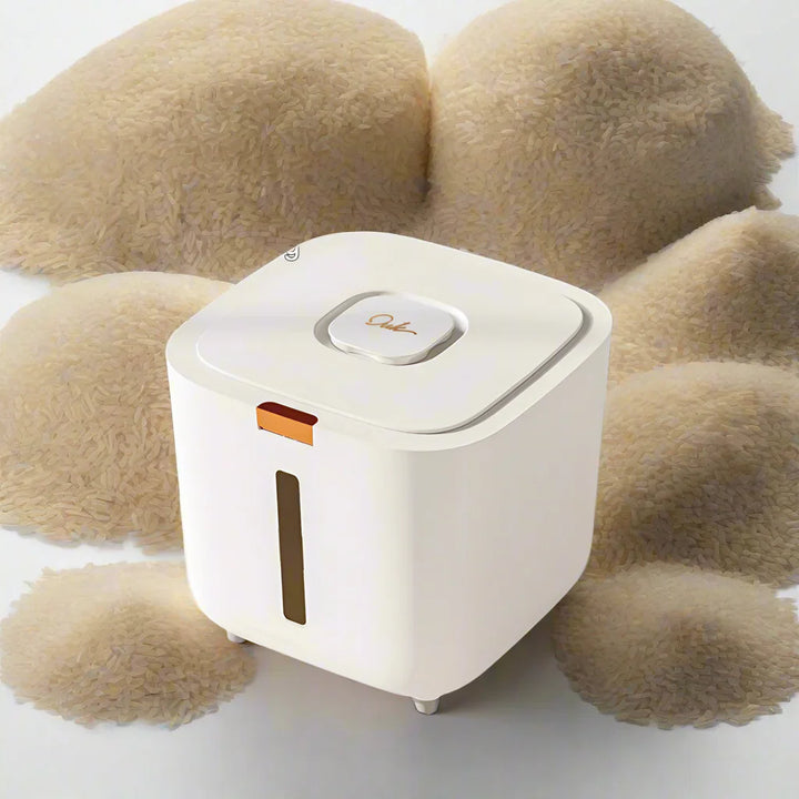 Reislagerschachtel 5–10 kg szczelna, odporna na wilgoć i owady z miarką – GrainSafe