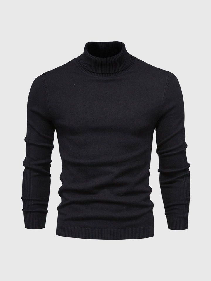 Schmal Geschnittener Rollkragenpullover Für Herren - Dario