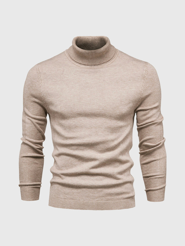 Schmal Geschnittener Rollkragenpullover Für Herren - Dario