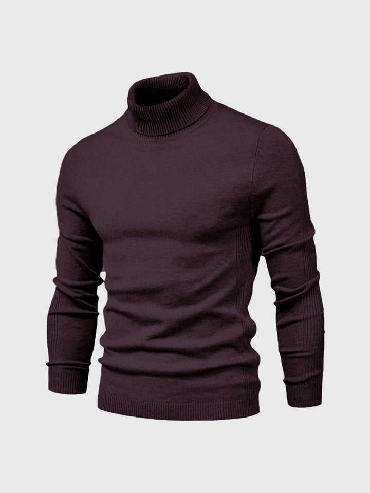 Schmal Geschnittener Rollkragenpullover Für Herren - Dario