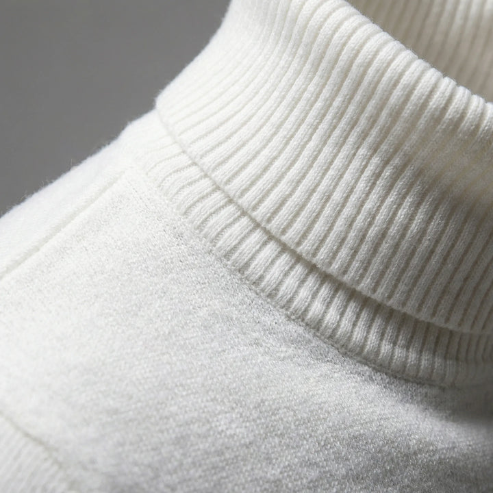 Schmal Geschnittener Rollkragenpullover Für Herren - Dario