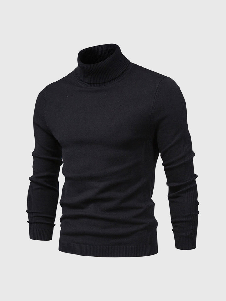 Schmal Geschnittener Rollkragenpullover Für Herren - Dario